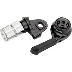 Microshift Commandes BS-SR-M12 Dérailleurs De Guidon Compatible SRAM MTB 12 Vitesses, Noir