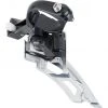 Shimano Dérailleurs Avant Deore MTB FD-M6000 Dérailleur Avant 3x10 Vitesses Side Swing Clamp Middle, Noir/argent