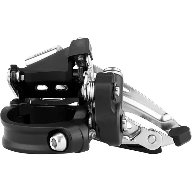 Shimano Dérailleurs Avant Deore MTB FD-M6025 Dérailleur Avant 2x10 Vitesses Side Swing Collier De Serrage Bas, Noir/argent 3 Shimano Dérailleurs Avant Deore MTB FD-M6025 Dérailleur Avant 2x10 Vitesses Side Swing Collier De Serrage Bas, Noir/argent