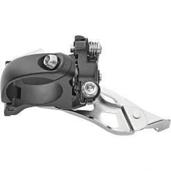 Shimano Dérailleurs Avant Deore Trekking FD-T6000 Dérailleur Avant 3x10 Collier Bas Down Swing, Gris