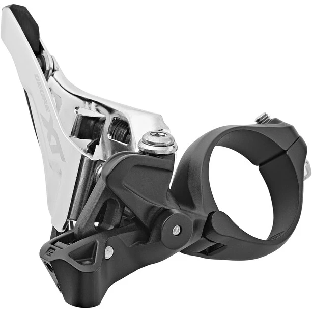 Shimano Dérailleurs Avant Deore XT FD-M8100 Dérailleur Avant 2x12 Side Swing Mid Clamp Front-Pull, Noir/argent 4 Shimano Dérailleurs Avant Deore XT FD-M8100 Dérailleur Avant 2x12 Side Swing Mid Clamp Front-Pull, Noir/argent – Image 2