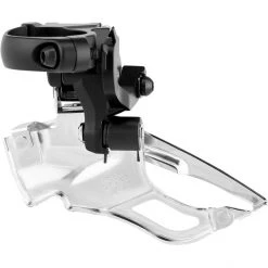 Shimano Dérailleurs Avant Deore XT Trekking FD-T8000 Dérailleur Avant Collier Haut 3x10 Down Swing, Noir