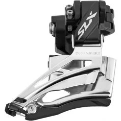 Shimano Dérailleurs Avant SLX FD-M7025 Dérailleur Avant Collier Haut 2x11 Down Swing, Noir