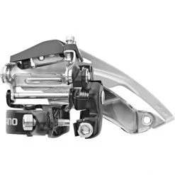 Shimano Dérailleurs Avant Tourney FD-TY710 Dérailleur Avant Collier Top Swing 63-66° 7/8 Vitesses