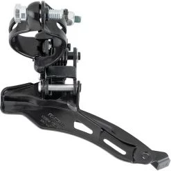 Shimano Dérailleurs Avant Tourney TZ FD-TZ500 Dérailleur Avant 3x6/7 Vitesses Down Swing Collier Haut, Noir