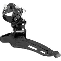 Shimano Dérailleurs Avant Tourney TZ FD-TZ510 Dérailleur Avant 3x6/7 Vitesses Down Swing Collier Haut, Noir