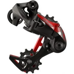 Sram Dérailleurs Arrière X01 DH Dérailleur Arrière 7 Vitesses Cage Moyenne, Noir/rouge